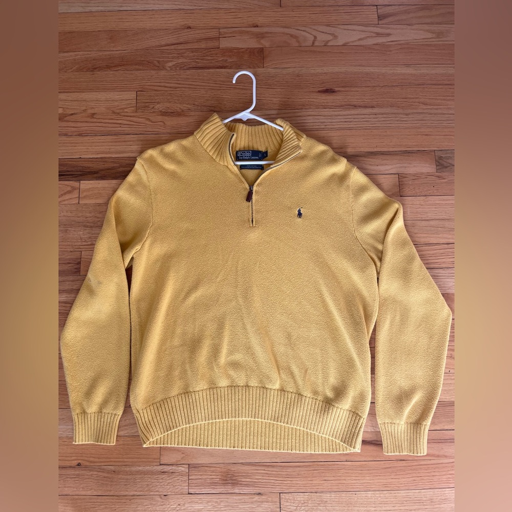 POLO RALPH LAUREN 1/4 ZIP SWEATER